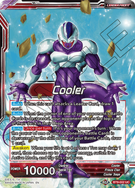 BT9-002: Cooler // Cooler, Revenge Transformed
