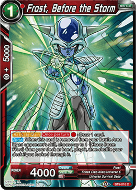 BT9-016: Frost, Before the Storm (Foil)
