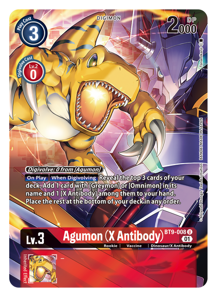 BT9-008: Agumon (X Antibody) (Alternate Art)