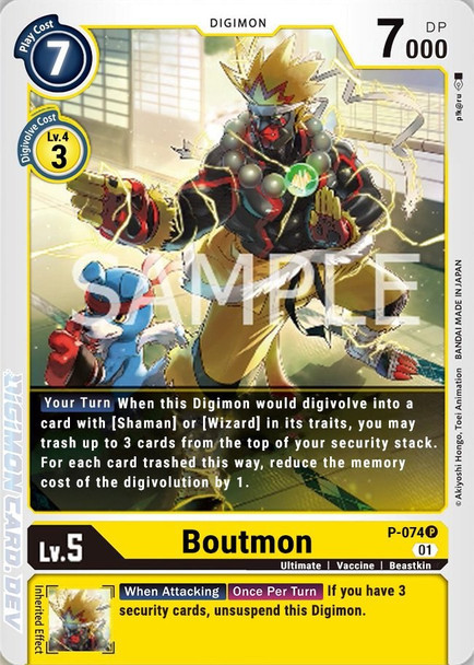P-074: Boutmon (Foil)