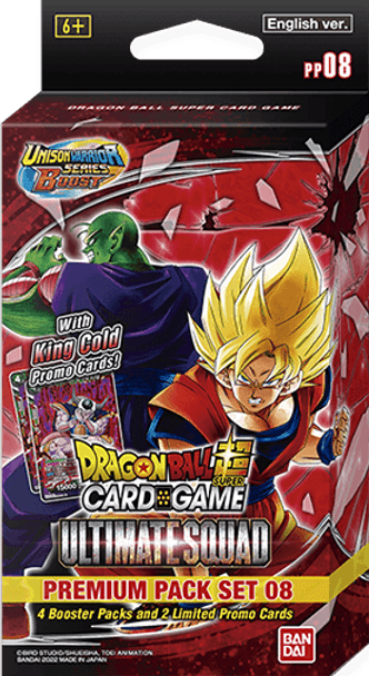 Dragon Ball Super Card Game Premium Pack Set 08 Ultimate Squad [PP08]