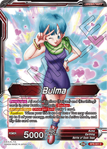 BT8-001: Bulma // Bulma, Familial Bonds