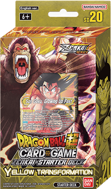 Dragon Ball Super Card Game Starter Deck YELLOW TRANSFORMATION [DBS-SD20]