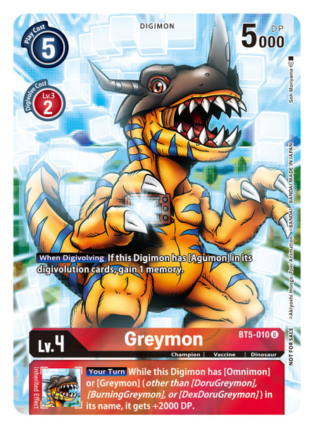 BT5-010: Greymon (25th Special Memorial Pack)