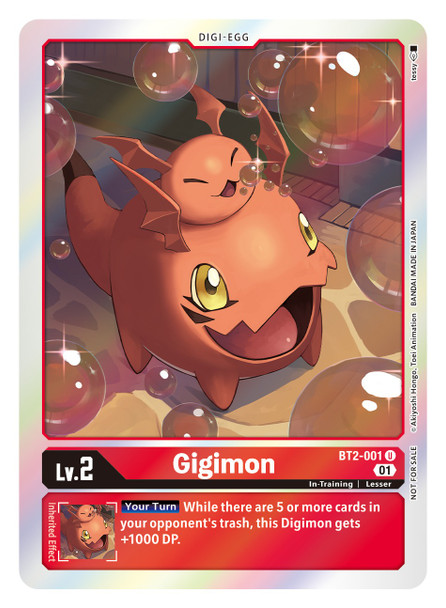 BT2-001: Gigimon (Foil) (ST-11 Special Entry Pack)