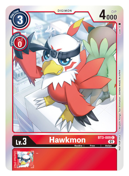 BT3-009: Hawkmon (Foil) (ST-11 Special Entry Pack)