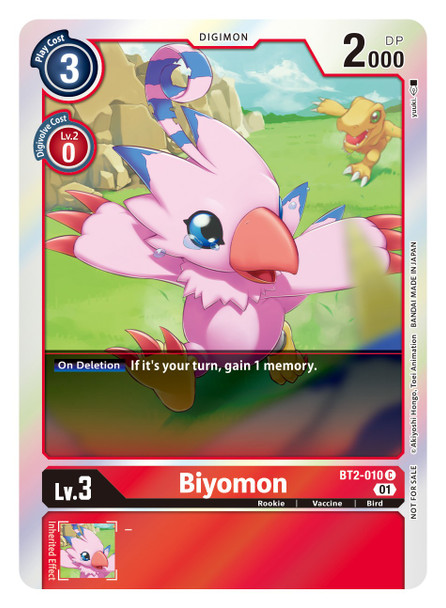 BT2-010: Biyomon (Foil) (ST-11 Special Entry Pack)