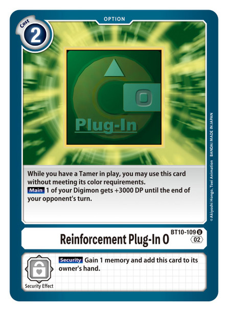 BT10-109: Upgrade Plug-In O