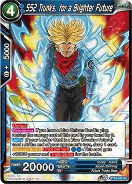 BT10-043: SS2 Trunks, for a Brighter Future (SD18 Reprint)