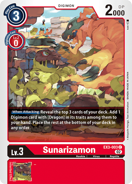 EX3-003: Sunarizamon