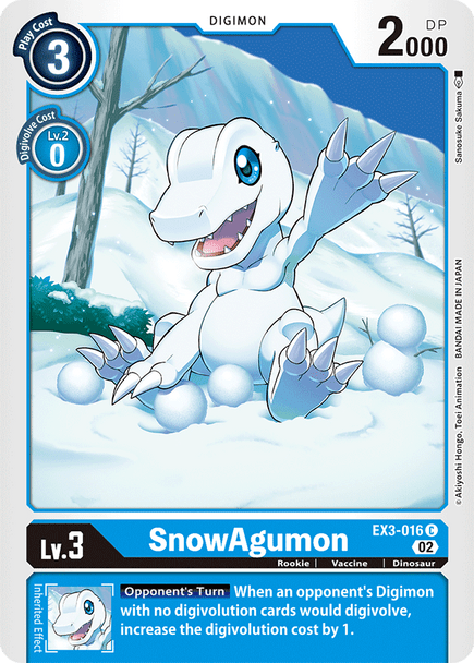 EX3-016: SnowAgumon