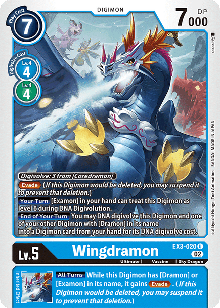 EX3-020: Wingdramon (Foil)
