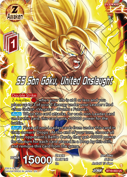 BT19-003: SS Son Goku, United Onslaught