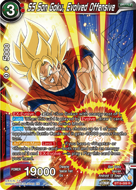 BT19-009: SS Son Goku, Evolved Offensive (Foil)