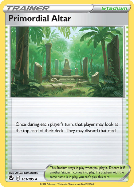 SWSH12-161/195: Primordial Altar (Reverse Holo)