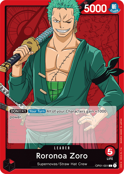 OP01-001: Roronoa Zoro