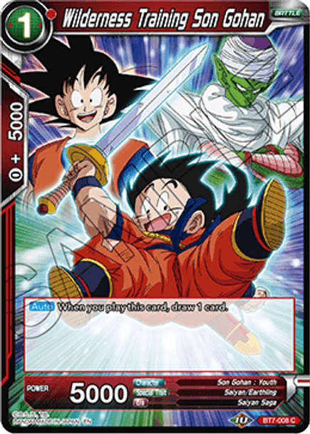 BT7-008: Wilderness Training Son Gohan