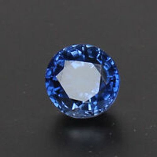 6.53 Carat Natural Kashmir Round Cut Sapphire