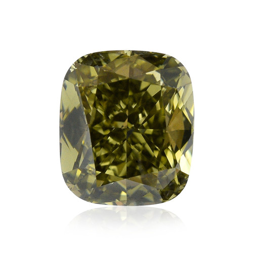 2.87 Carat Fancy Yellowish Green Loose Diamond Natural Color GIA Untreated