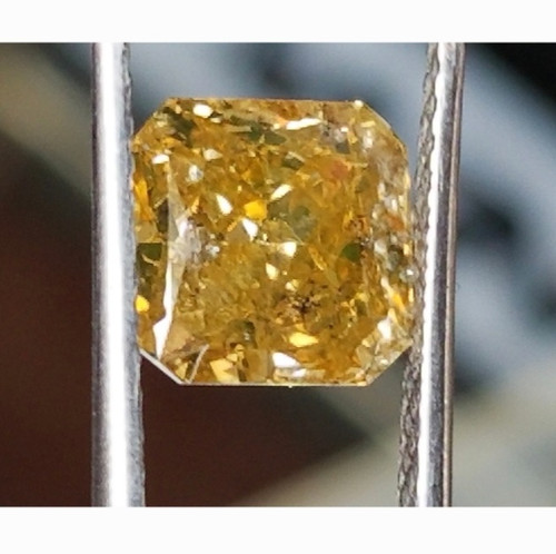 GIA CERTIFIED 1.62carat Fancy Yellow Natural Diamond 