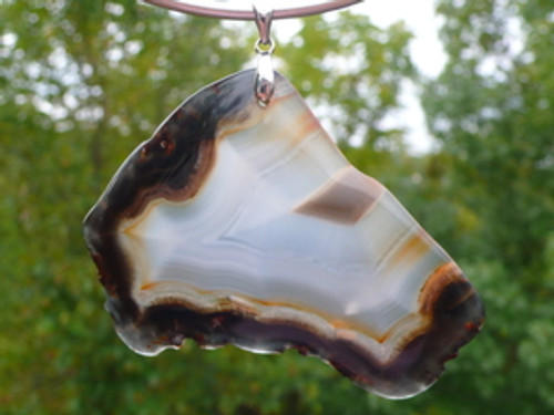 NATURAL AGATE  PENDANT