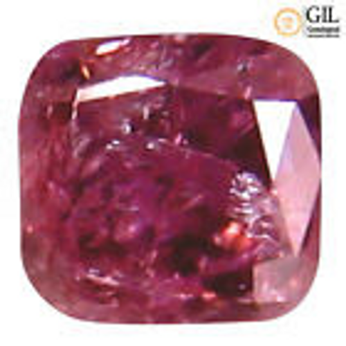 0.21 carat FANCY VIVID PINK COLOR DIAMOND