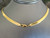 14k Solid Yellow Gold Link 16"  chain Necklace