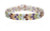 44.50 ct.t.w. NATURAL GEMSTONE BRACELET Amethyst Garnet Topaz Citrine Peridot