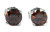 0.90 carat Fancy Deep Red Diamond White Gold  Stud Earrings