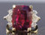 Rubellite and Diamond 14K Gold Ring