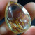 60.5 carat Natural Rutilated Quartz Cabochon