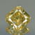 1.62 Carat Fancy Yellow Cushion Cut Diamond