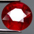 3.40 carat ROUND NATURAL RED RUBY 