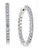 Diamond In and Out Hoop Earrings (4 ct. t.w.) in 14k White Gold 