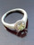 1.5 Carat Fancy Green Yellow Diamond 14K Halo White Gold Ring