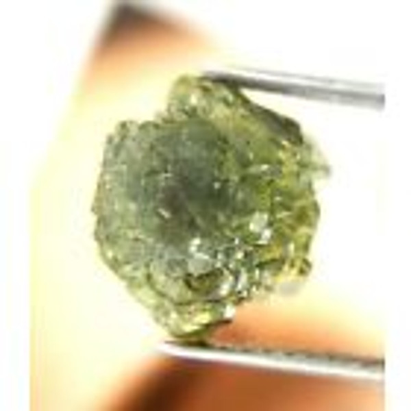 6.74 Carat Fancy Green Loose Rough Diamond
