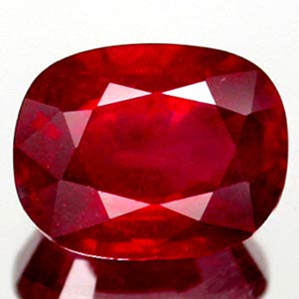 8.13 carat Blood Red Natural Ruby
