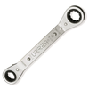 Offset Metric Ratcheting Box-End wrench, Size: 19 x 21 mm,12 Point ,Total Length: 9-1/8"