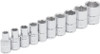 1/4" Drive 6-Point Socket 10 Pieces Set 47106