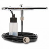 ANEST IWATA 4241 Revolution HP-BCR Series Dual Action Siphon Feed Airbrush with Hose, 5.87 in OAL, Steel