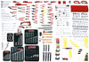 URREA 395 pc Combination industrial master tool sets with toolbox #99620