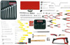 URREA 155 pc Metric industrial intermediate sets with toolbox #99430M