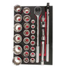 URREA 27 pc 3/4? DRIVE SOCKET SETS WITH ACCESSORIES #CH302