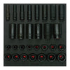 URREA 29 pc 1/2? DRIVE IMPACT SOCKET SETS #CH218