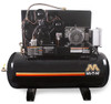 Mi-T-M ADS-20310-120HM Electric Air Compressors, 120-Gallon Two Stage Electric Horizontal