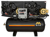 Mi-T-M ADD-23310-120H Electric Air Compressors, 120-Gallon Two Stage Electric Horizontal