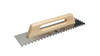 Rubi Tile Installation Tools STEEL NOTCHED trowel 19? Long 3/8? x 3/8? Wooden Handle