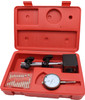 Professional Dial Indicator Magnetic Base: Dial Indicator 0-1"x0.001" Steel Hardened, Magnetic Base 130lb Fine Adjusted, Indicator Points Set 22-Piece in Blow Molded Case (41110000)