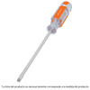 Truper 3/8" X 8" Slotted Screwdriver Transparent Handle #14008