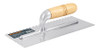 Truper 11" Wood Square Notch Trowel #15404